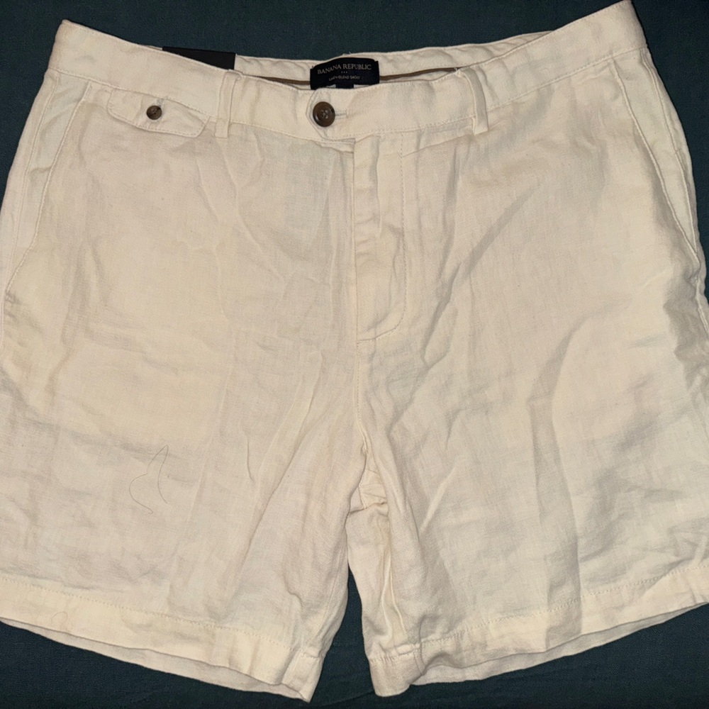 Banana Republic Linen-Blend Shorts NEW